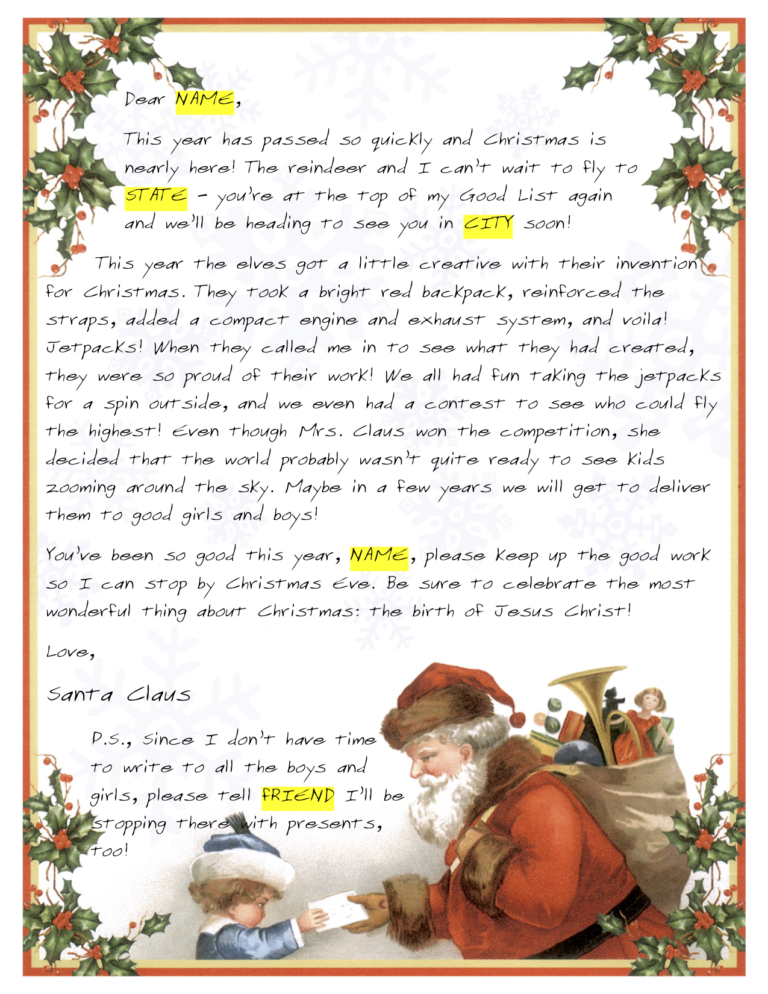 Letter From Santa – SantaMail